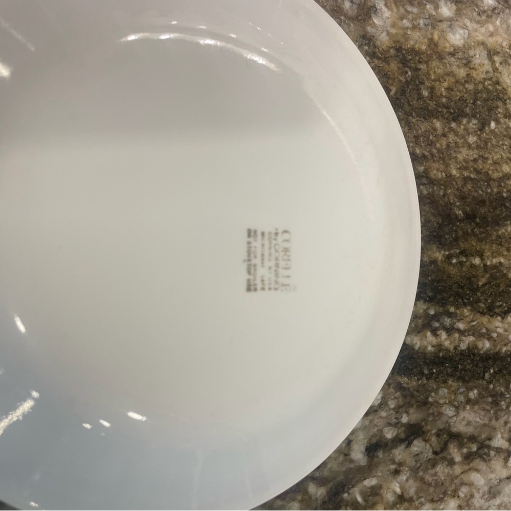 Set of 4 - Corelle Bread & Butter/Dessert Plates in “Melody Brown Flower” - Picture 2 of 2